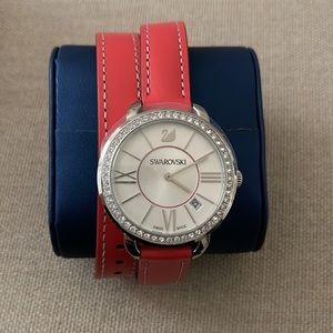 Swarovski Red Watch NWT